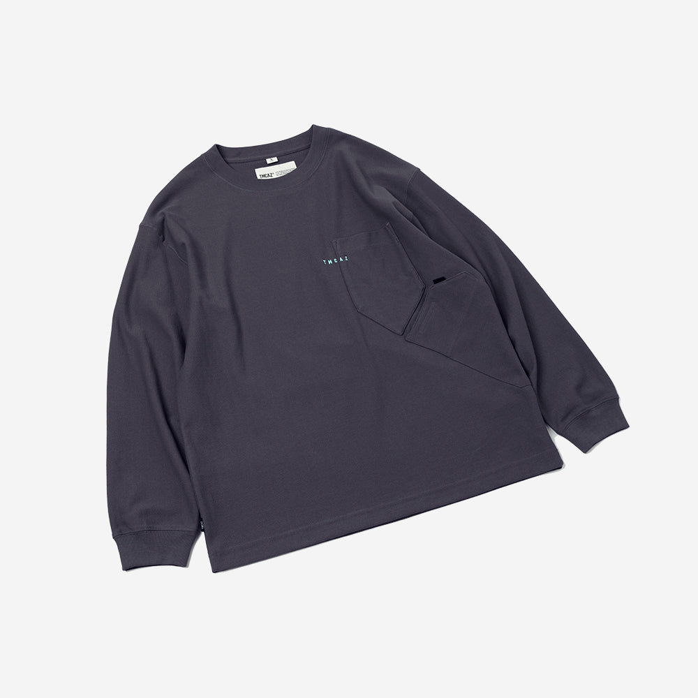 TMCAZ - LS Pocket Tee - / T163 - Anthracite