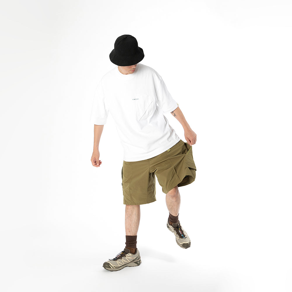 TMCAZ - Loose camp shorts - P121 / Khaki