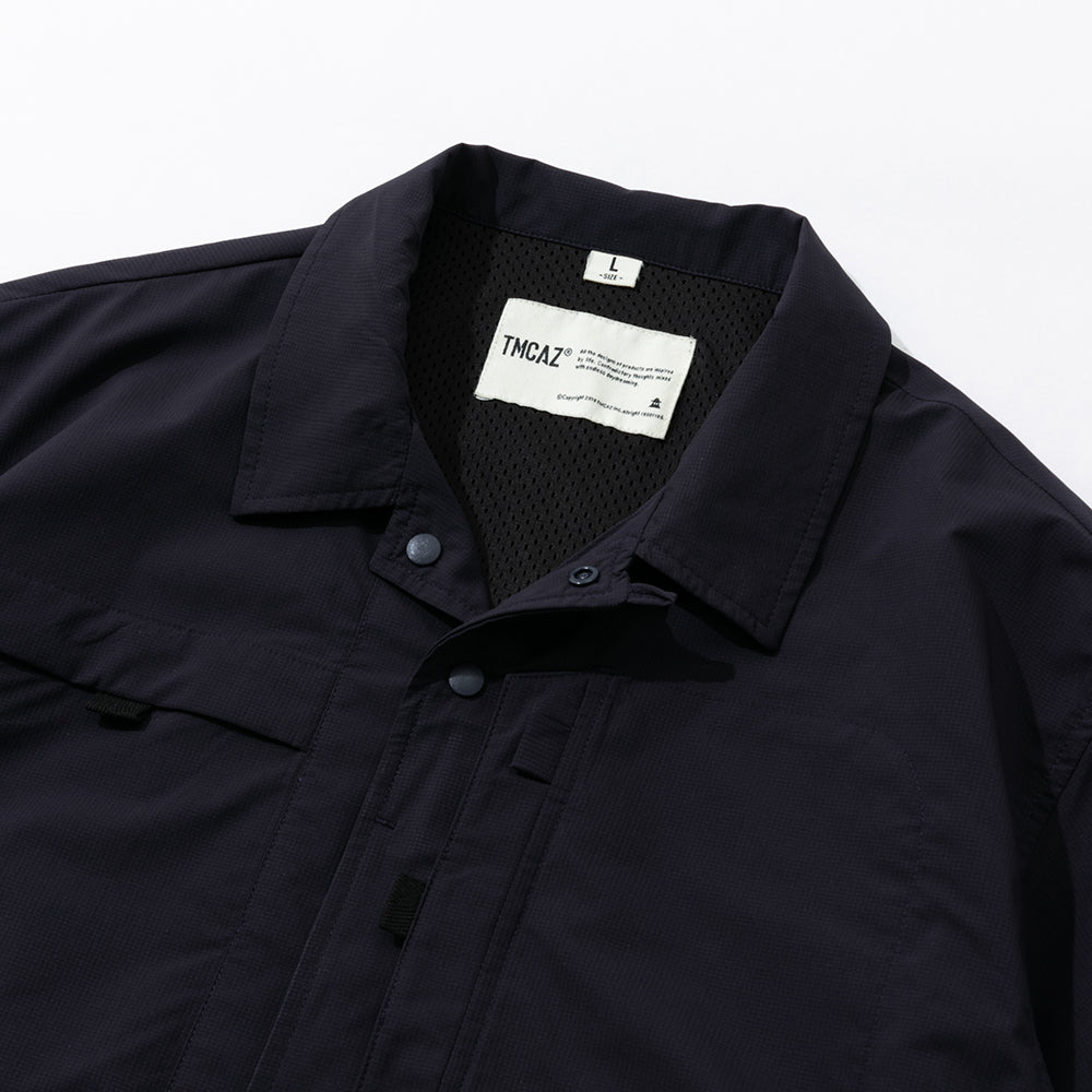 TMCAZ - Open Collar Shirt - S50/Navy