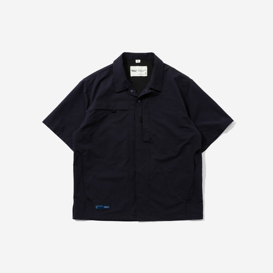 TMCAZ - Open Collar Shirt - S50/Navy