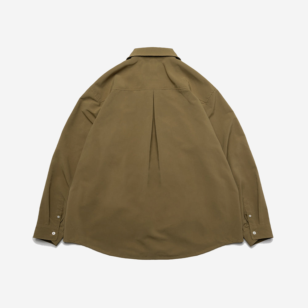 TMCAZ - Stand Collar Shirt Jacket - S54 / Brown