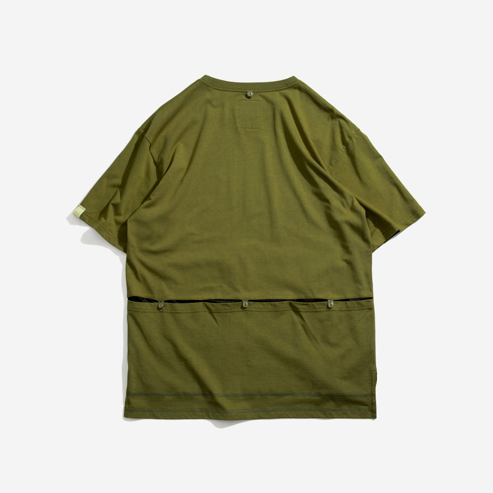 TMCAZ - Heavy Industry Pocket Tee - T100 - Olive
