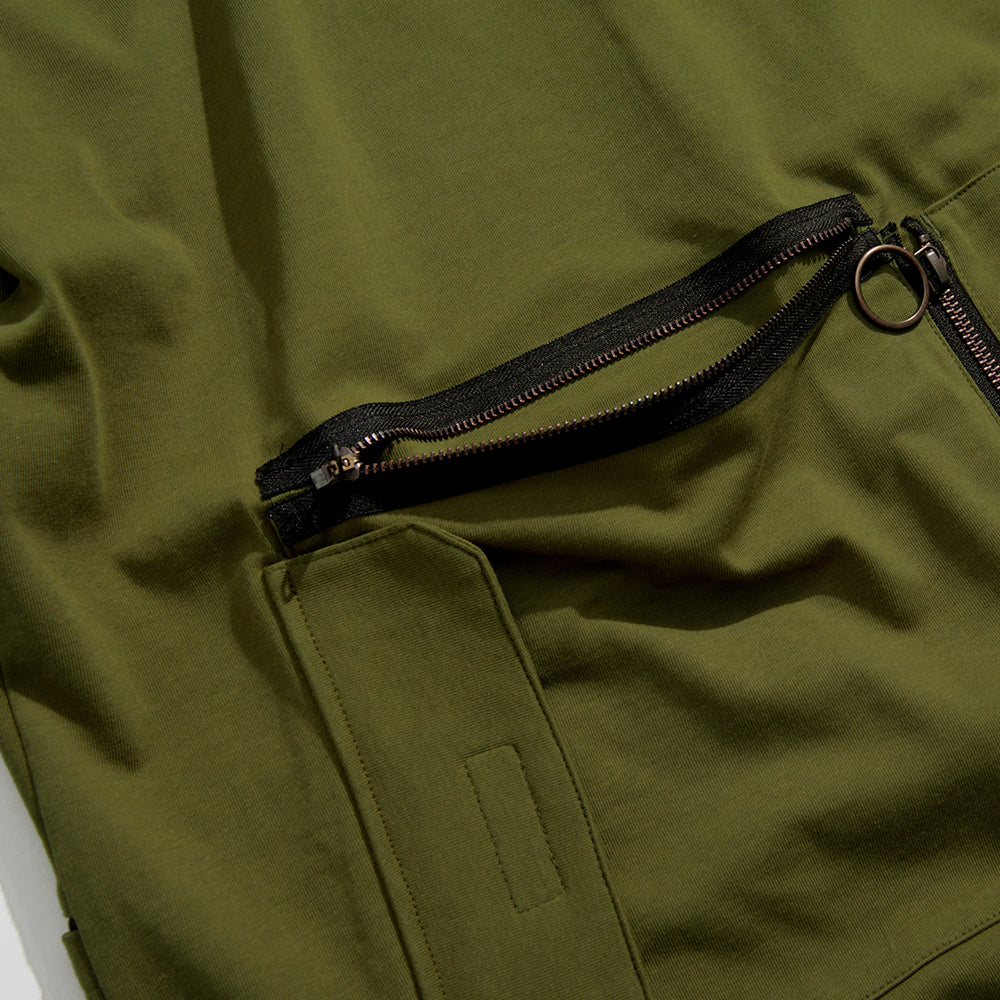 TMCAZ - Heavy Industry Pocket Tee - T100 - Olive