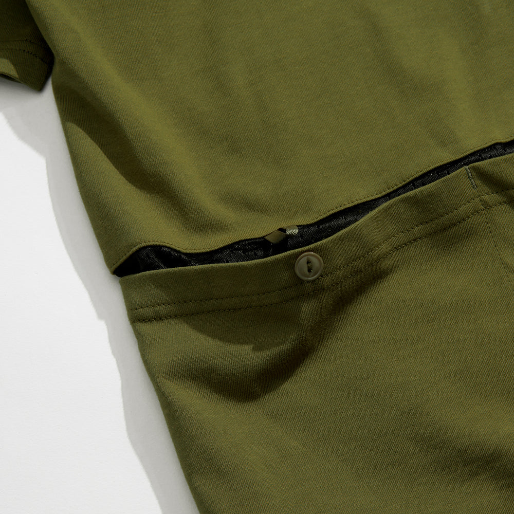 TMCAZ - Heavy Industry Pocket Tee - T100 - Olive