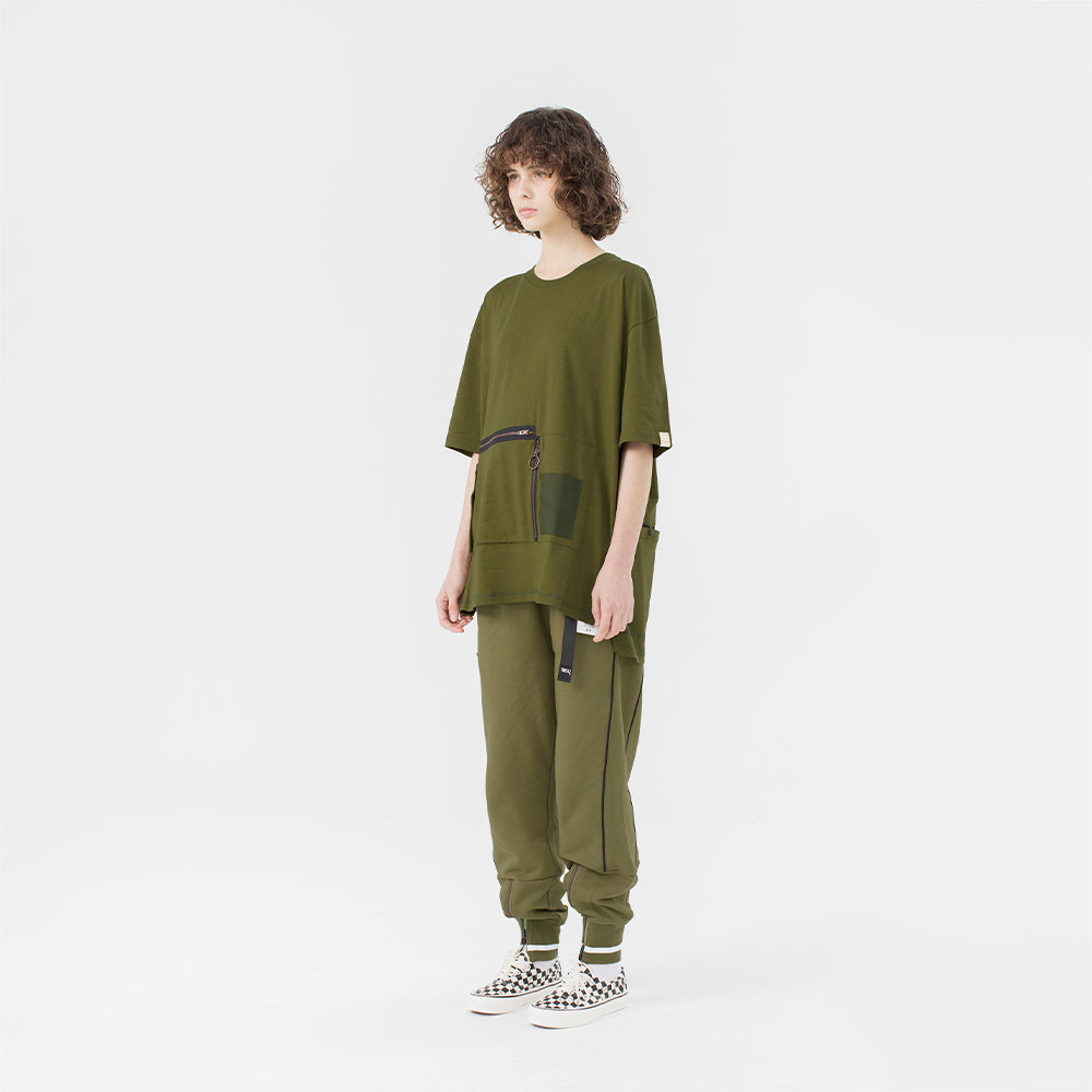 TMCAZ - Heavy Industry Pocket Tee - T100 - Olive
