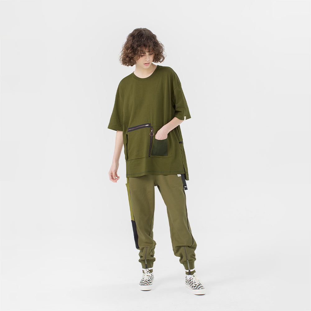 TMCAZ - Heavy Industry Pocket Tee - T100 - Olive