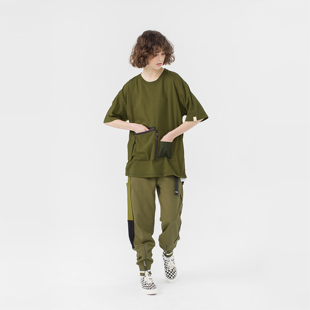 TMCAZ - Heavy Industry Pocket Tee - T100 - Olive