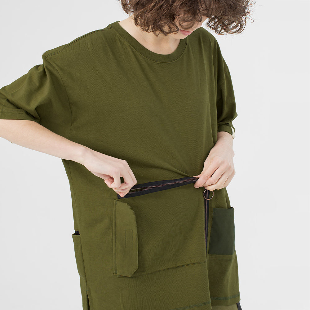 TMCAZ - Heavy Industry Pocket Tee - T100 - Olive