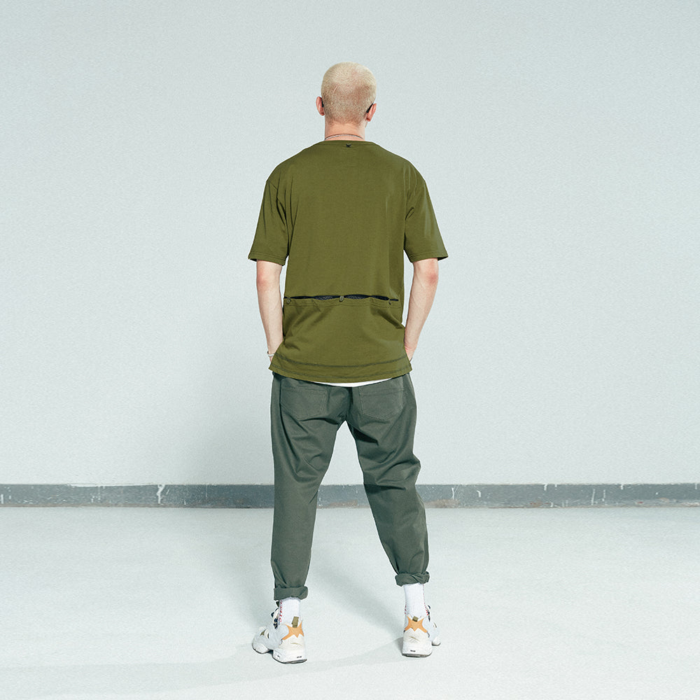 TMCAZ - Heavy Industry Pocket Tee - T100 - Olive