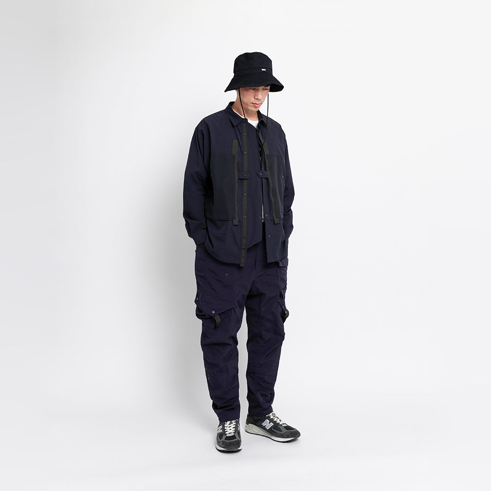 TMCAZ - 4way Stretch Work Shirt Jacket – /C34 - Navy + Carbon