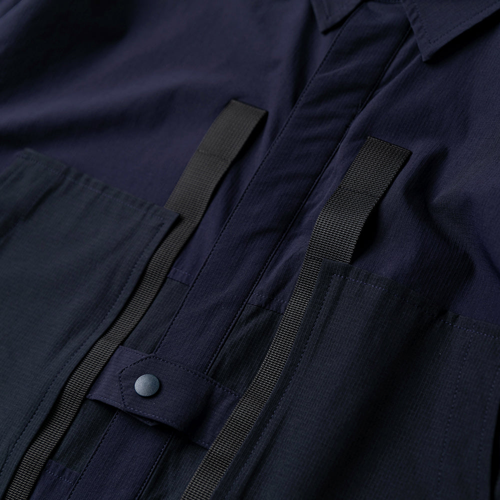 TMCAZ - 4way Stretch Work Shirt Jacket – /C34 - Navy + Carbon