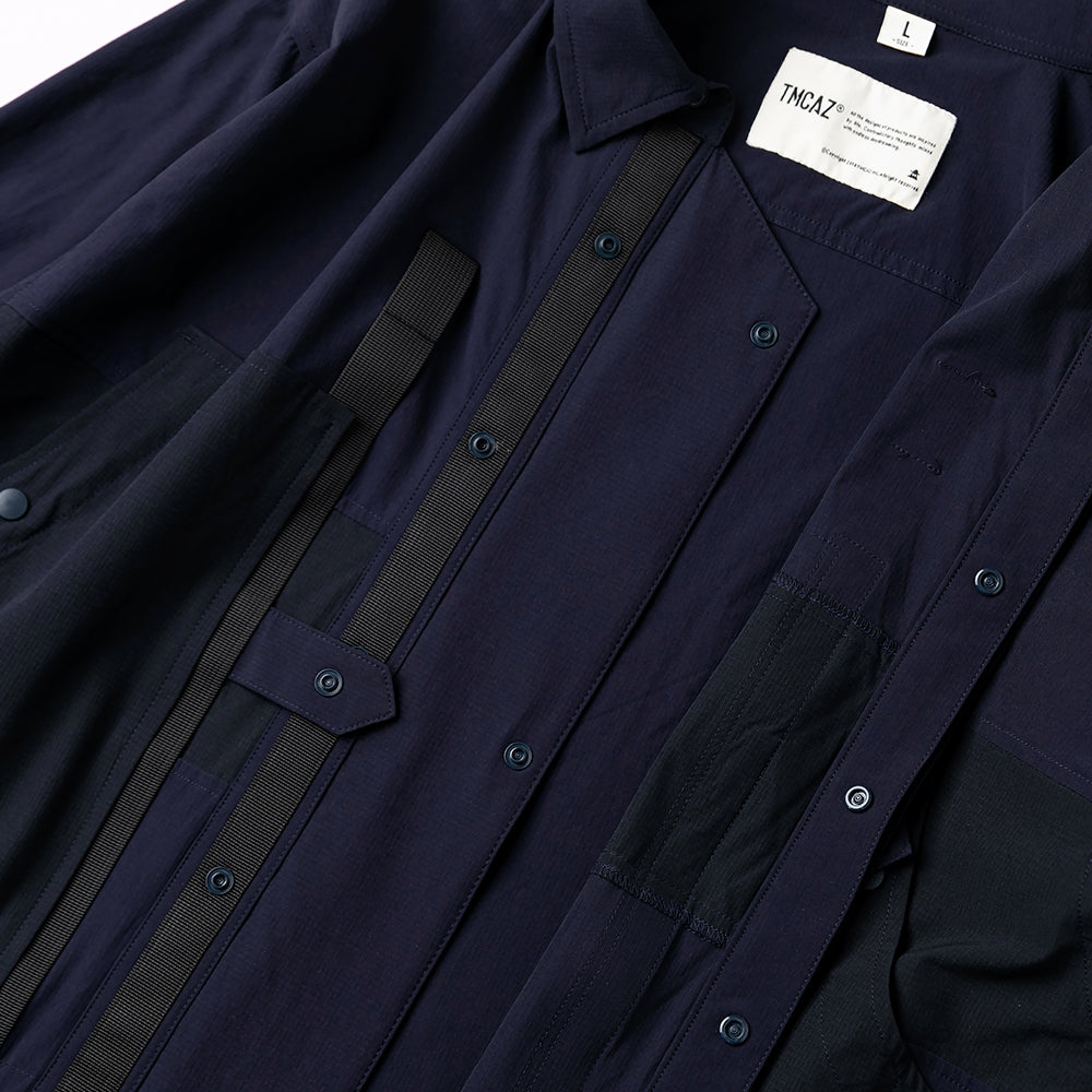 TMCAZ - 4way Stretch Work Shirt Jacket – /C34 - Navy + Carbon