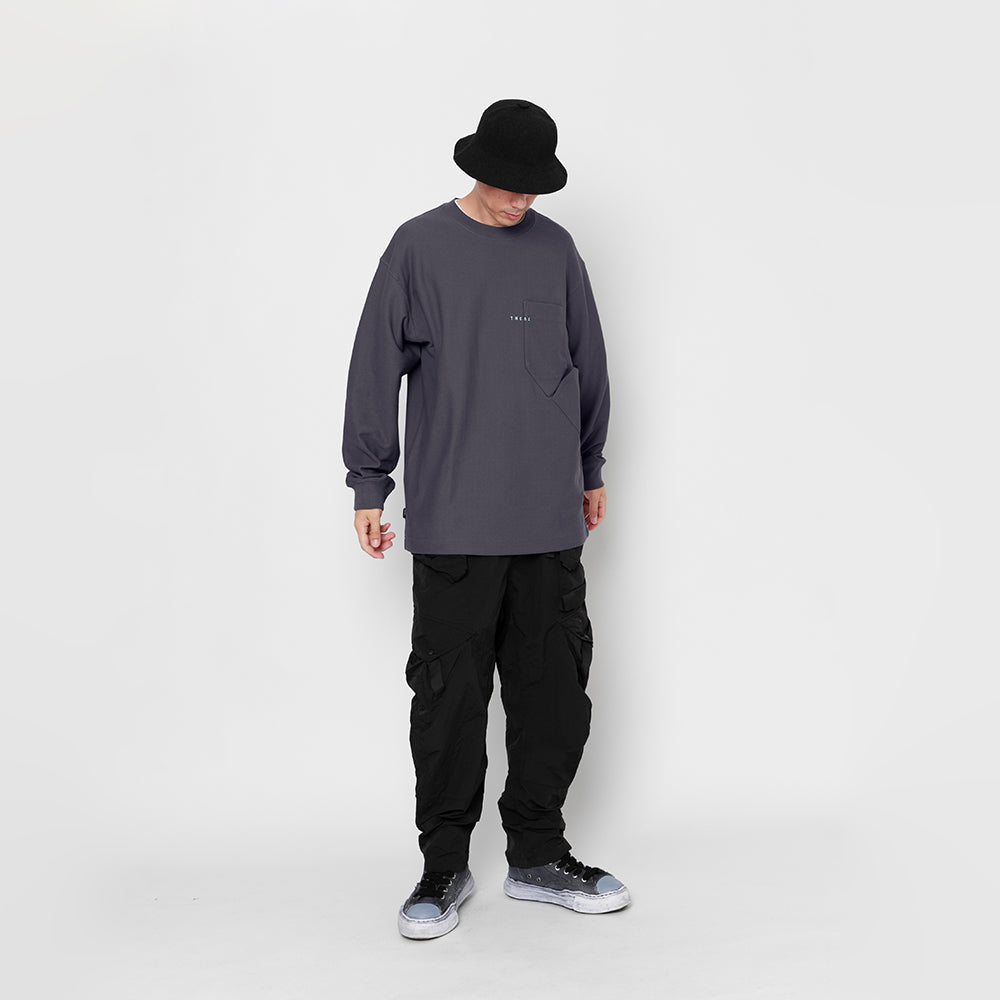 TMCAZ - LS Pocket Tee - / T163 - Anthracite